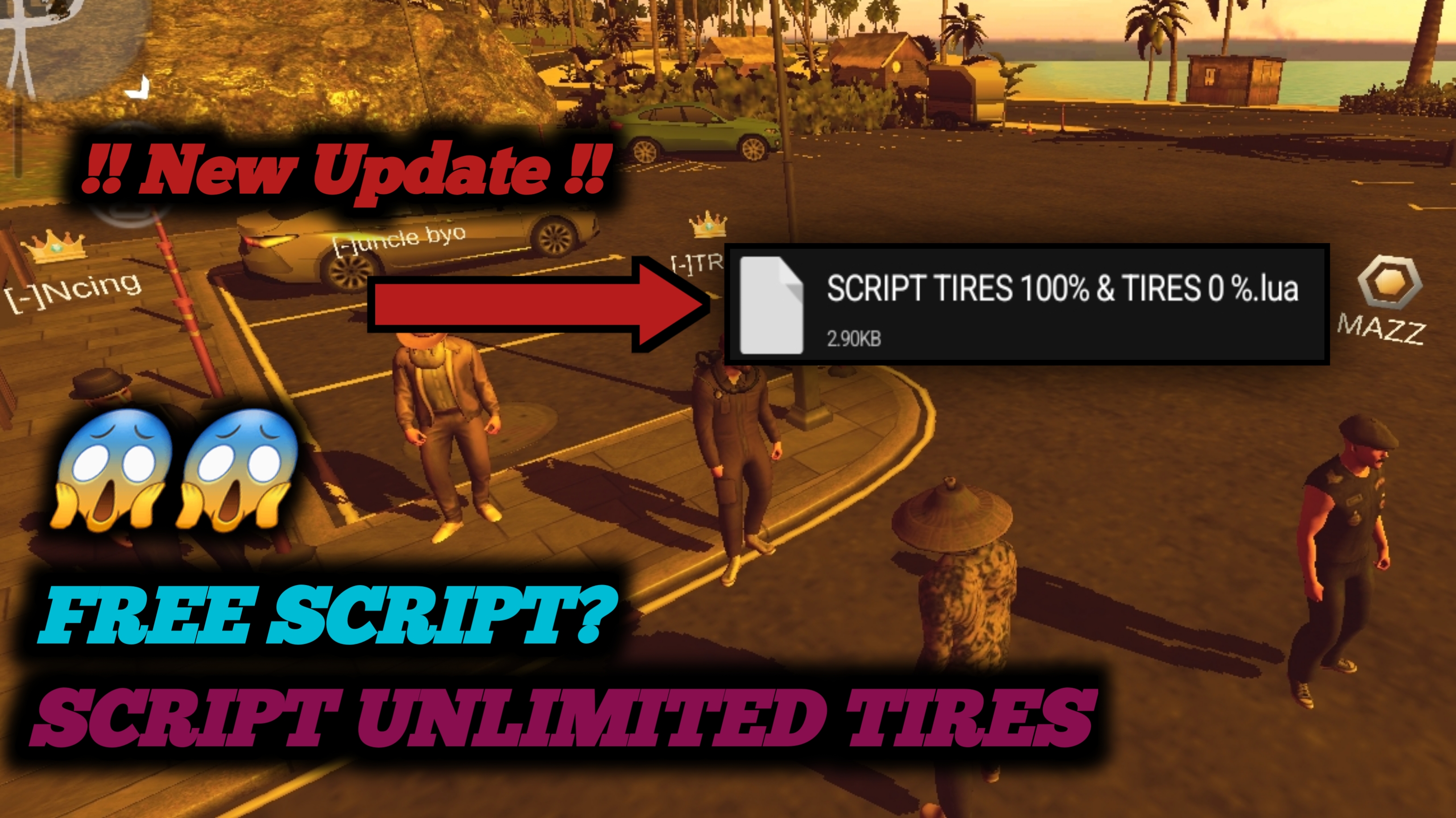 Script Unlimited Tires 100% & 0%